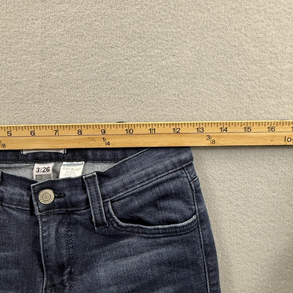 Judy Blue Flare Jeans Juniors 3/26 Blue‎ Medium Wash Stretch Denim 25x32 - Picture 5 of 8